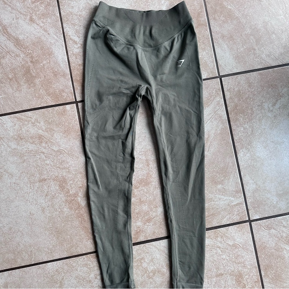 Gymshark Vital Seamless 2.0 Green Leggings